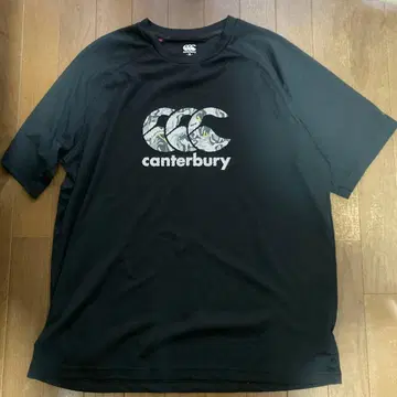 Canterbury 블랙 T셔츠 3L