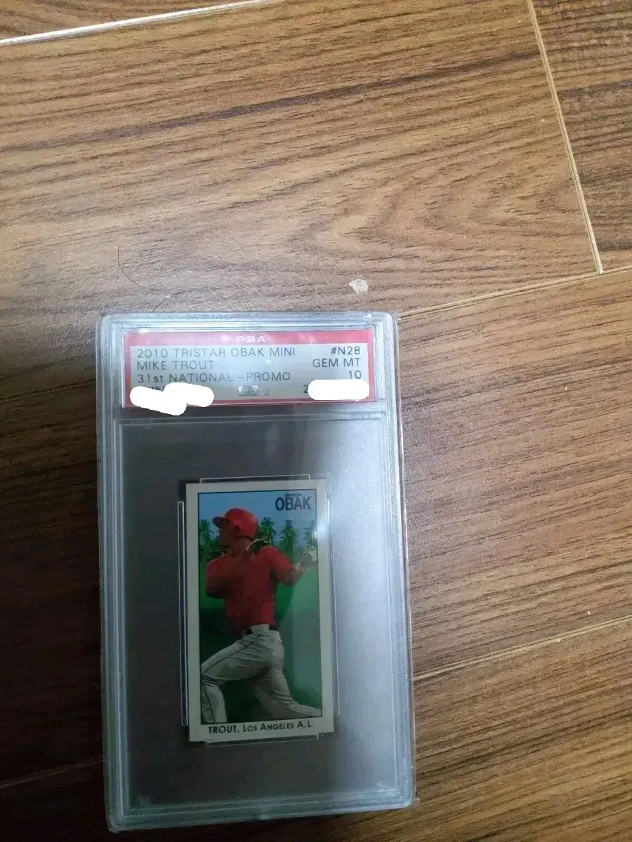 mlb 마이크 트라웃 프로모 카드 psa10