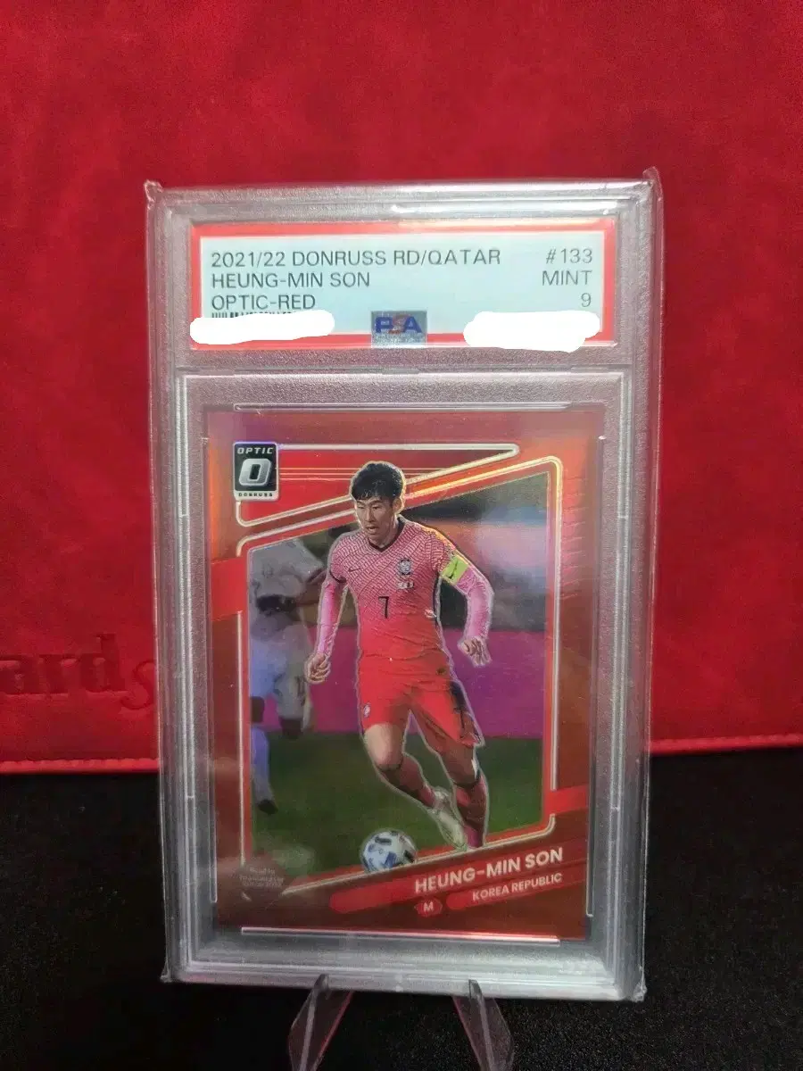 손흥민 21/22 Donruss 카드 PSA9