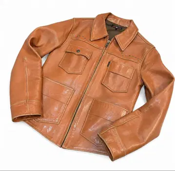Paul Smith RED EAR 소가죽 가죽 자켓 M