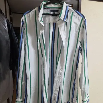 TOMMY HILFIGER 긴팔 셔츠 M 스트라이프
