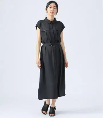 BEAMS HEART 사파리 원피스