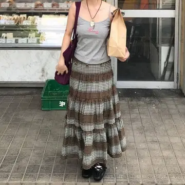 muwm 롱 스커트 fogsy 한국 투웨이