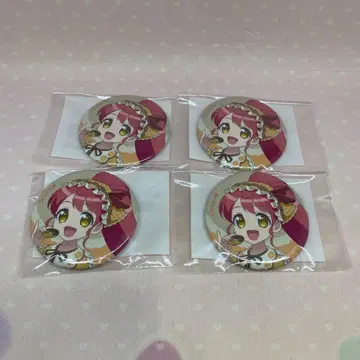프리파라 마루쿠지 캔뱃지 미캉 x 4