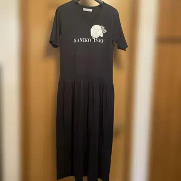 카네코 이사오 쿠치나시 블랙 티셔츠 원피스