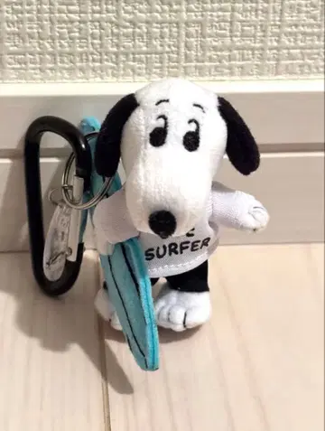 스누피 서프샵 봉제 인형 참 키링