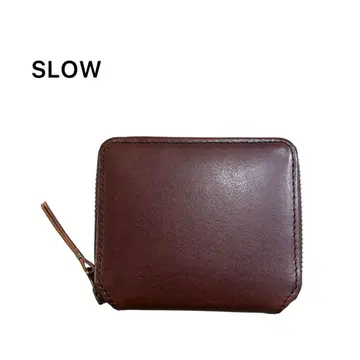 [미사용 보관품] SLOW 슬로우 허비 지갑 레드 브라운