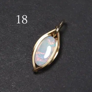 오팔 펜던트 탑 18