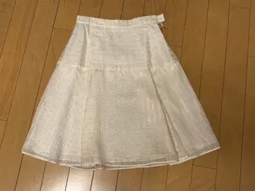 [ 거의 미사용 클리닝 완료 ] TO BE CHIC 시어 스커트 M