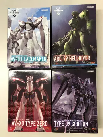 PATLABOR MODEROID 미개봉 4체 세트
