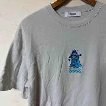 YOASOBI 야유 T셔츠 전광석화 빛 그레이