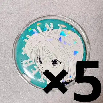 HUNTERHUNTER 올스타 캔뱃지 GI편 크라피카 5개 세트