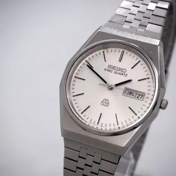 561 작동 SEIKO 시계 남성용 킹 쿼츠 9443-7000
