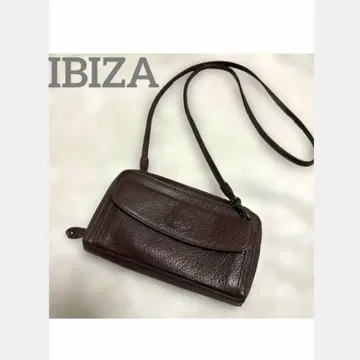 [ 새상품급 ] IBIZA 이비자 월렛 숄더 백 브라운 장지갑