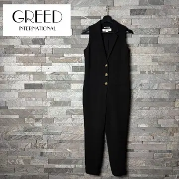 GREED International 골드 버튼 점프수트 올인원