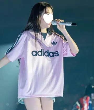 adidas 핑크 반팔 T셔츠 XS