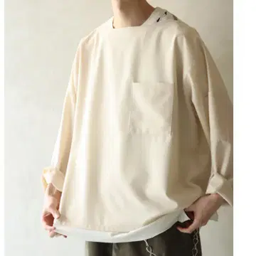 SUNSEA SNM-Blue2 W Boat-neck Shirt | 브랜드 중고거래 플랫폼, 번개장터