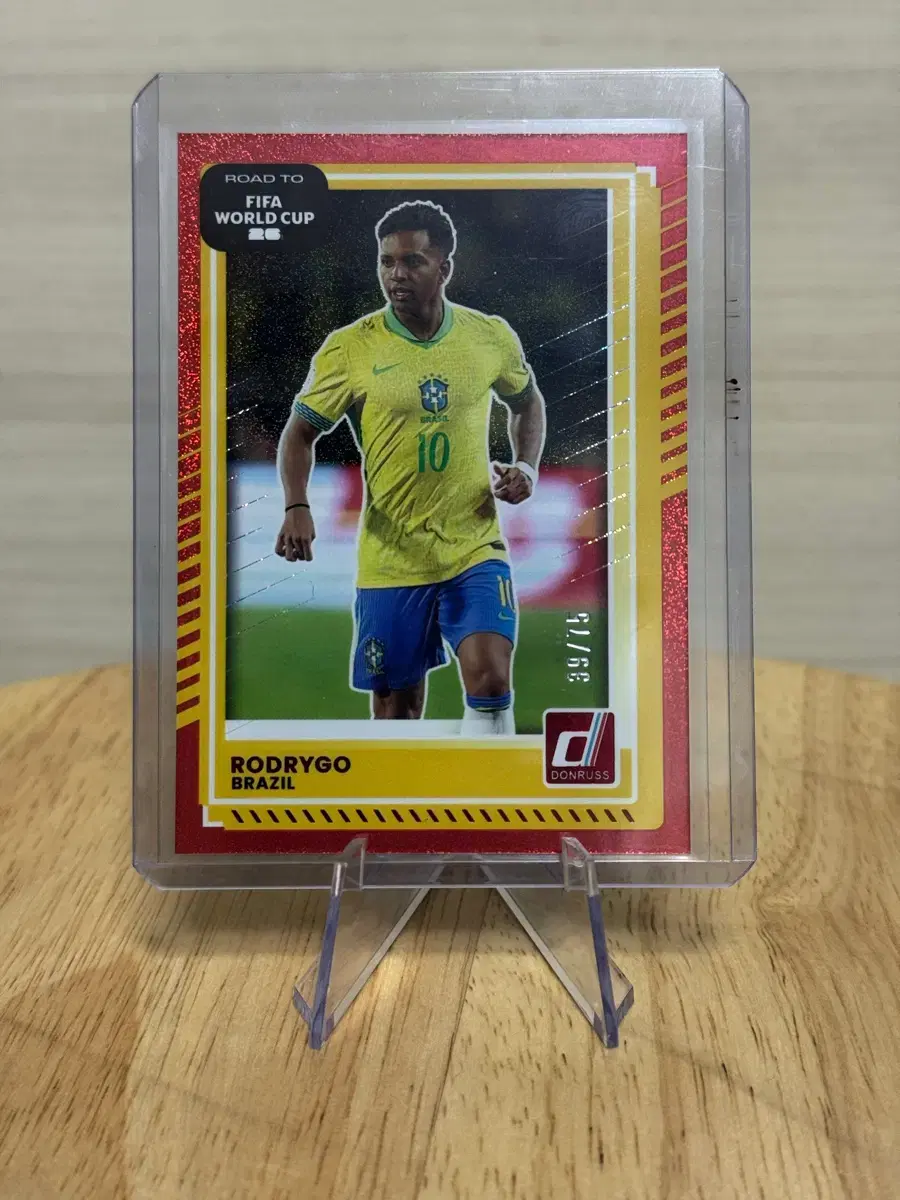 Donruss 호드리구 축구 카드 39/75 한정판