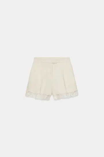 ZARA 다트 레이스 버뮤다 팬츠
