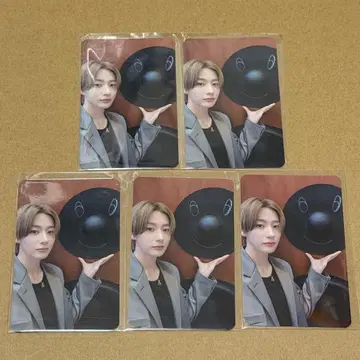 앤톤 럭키 드로우 트레이딩 카드 5장 팝업 한국 RIIZE