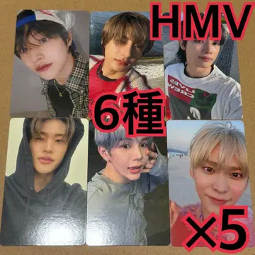 RIIZE 럭키 드로우 포토카드 6종 x 5 HMV RIIZING