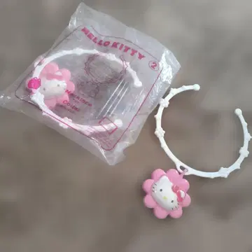 새상품 해외 한정 맥도날드 완구 해피밀 SANRIO 키티 목걸이 2점