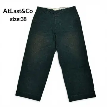 AtLast&Co. 워크 팬츠 페이드 블랙 38