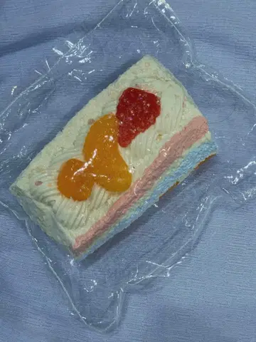 컬러풀한 후르츠 디저트 스퀴즈