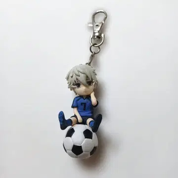 블루 록 나기 세이시로 푸치토 노리마스 키링 축구공