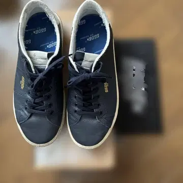 GOLDEN GOOSE GGDB 네이비 스니커즈 박스 포함