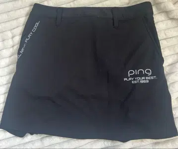 PING 여성용 골프 스커트 M 블랙 골프웨어