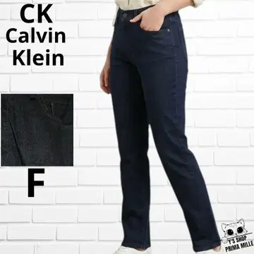 CK Calvin Klein 캘빈클라인 블랙 데님 팬츠 w79