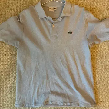 LACOSTE 피케 셔츠 M 라이트 블루