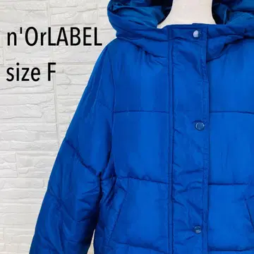 n'OrLABEL 누아르 라벨 후드 부착 자켓 프리 사이즈 파랑