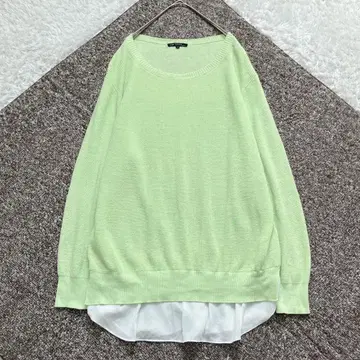 컨디션 최상 23구 썸머 니트 린넨 린넨 빅 사이즈 46 3XL 워셔블