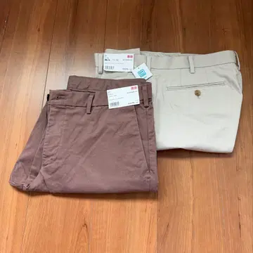 UNIQLO 팬츠 2세트 브라운 베이지