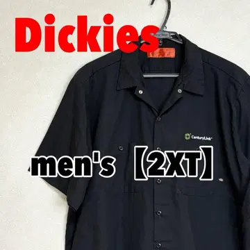 A737 [Dickies] 반팔 워크 셔츠 [2XT] 블랙