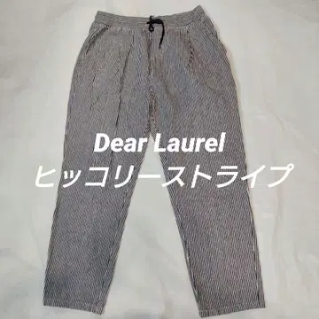 Dear Laurel 히코리 스트라이프 셰프 팬츠 M 이지 팬츠