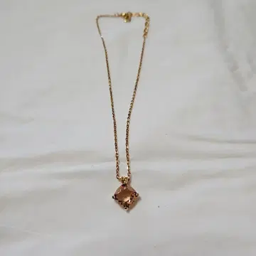 Swarovski 골드 브라운 스톤 목걸이 미사용 새상품