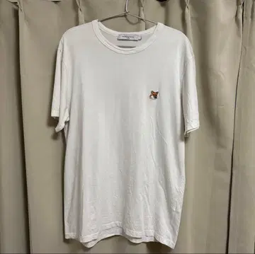 메종 키츠네 화이트 T셔츠