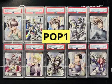[PSA10] 연속 번호 건담 WING 리소스 카드 10장