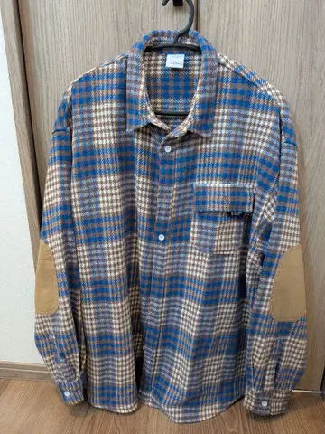 BETMES 3XL 긴팔 셔츠 체크 무늬