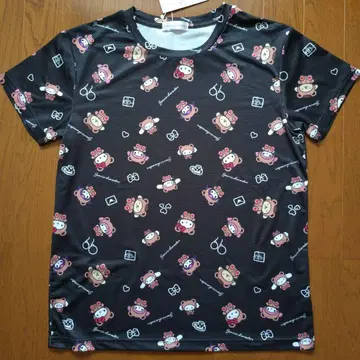 Sanrio 캐릭터 T셔츠 블랙