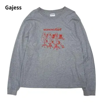 새상품급 Gajess 가제스 25AW 워킹 걸 긴팔 티셔츠
