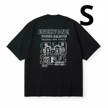 everyone j.30000 ESS 티셔츠 (BLACK) S