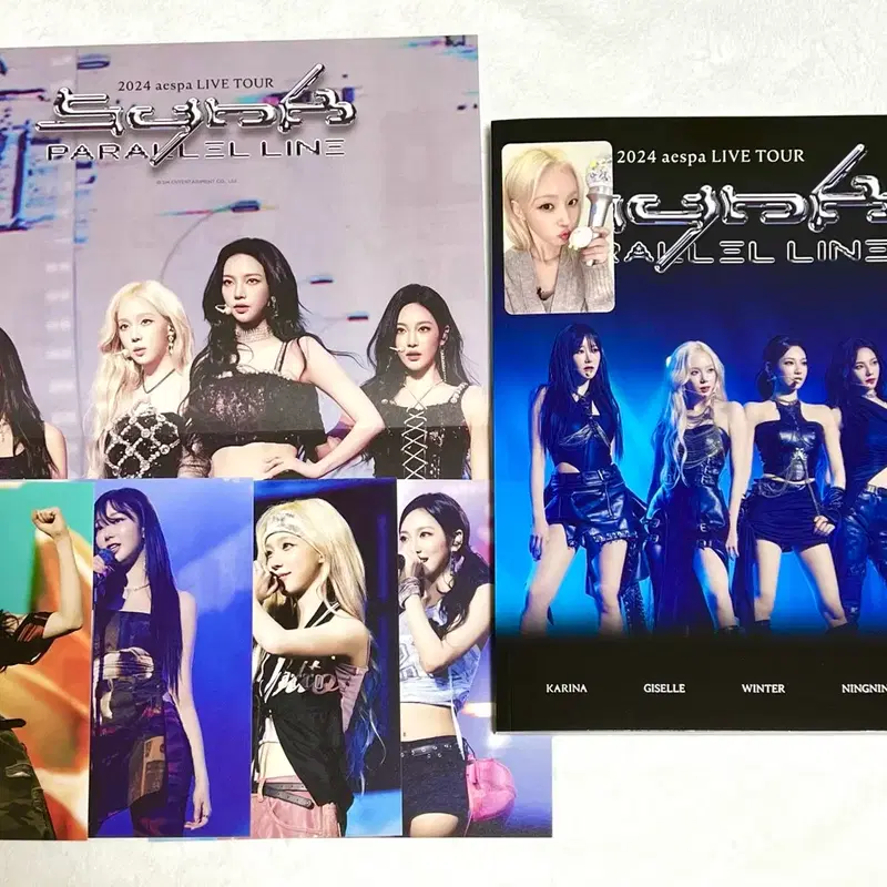에스파 콘서트 포토북 포토카드 엽서 포스터 세트 지젤 카리나 닝닝 포카
