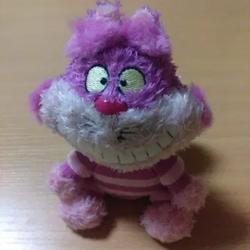 체셔 고양이 푹신푹신 봉제 인형 키링. 레어
