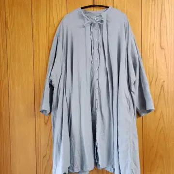 nest Robe 네스트로브 무릎 기장 원피스 린넨 겉옷 프리 사이즈