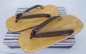 남성용 셋타 미사용품 소가죽 밑창 M 사이즈 24cm 12561