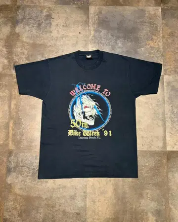 90s WELCOME TO 50th Bike week Tee